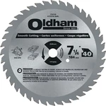Oldham 7254740 7-1/4" X Tooth Smooth Cutting Circular Saw Blade *new*. Fixed Price $9.95.