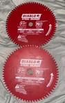 2-DIABLO Steel Demon 7-1/4IN. Circular Saw Blade, Ferrous Metal Cutting, 70T,. Fixed Price $55.00.