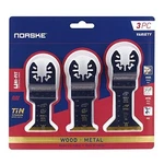 Norske NOTP282 Wood/metal Flush Bi-metal (3/PACK), Oscillating Saw Blades. Fixed Price $18.99.