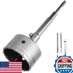 Grixlen 4-1/3 Inch 110MM Concrete Hole Saw With Sds Plus Shank Connecting Rod,. Fixed Price $62.63.