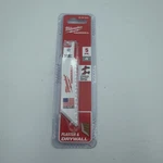 Milwaukee M12 Hackzall Bi-metal Blade-plaster And Drywall 5-PACK. Fixed Price $9.99.