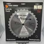 Vintage Black & Decker Piranha Saw Blade 30 Carbide Teeth 1995. Fixed Price $14.95.