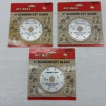 Pit Bull 4 Inch Diamond Cut Masonry Block Saw Blades Lot Of CHIW035. Fixed Price $12.95.