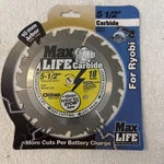 Oldham Carbide 5-1/2" 18 Tooth Saw Blade For Ryobi Arbor. Fixed Price $9.99.