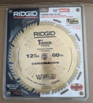 Ridgid R1260C Carbide-tipped Saw Blade. Fixed Price $95.00.