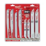 Milwaukee 49-22-1132 Sawzall Demo And Thin Kerf Blade Set 32PC. Fixed Price $79.99.