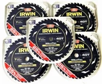 5 Irwin Weldtec 7-1/4" Carbide Tip Circular Saw Blades Tooth Trim Finish. Fixed Price $46.99.