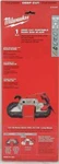 Milwaukee 48-39-0560 Standard Deep Cut 44-7/8 In. Band Saw Blade 14/18 Tpi 1PK. Fixed Price $13.97.