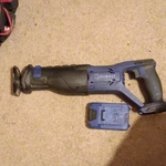 Kobalt 18V Li-ion Cordless Reciprocating Saw W/ Battery 1.3AH Blue/black. Fixed Price $49.99.