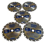 Irwin 24020 Marathon 6-1/2" Framing Ripping 18 Tooth Circular Saw Blade Qty 5. Fixed Price $57.78.