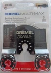 Dremel MM491 Multi-max Cutting Assortment Blade Pack 3 Piece. Fixed Price $28.45.
