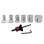 Disston 0233 Quickcore Bi-metal Hole Saw Set, 1-7/8" Depth, 7-PIECE. Fixed Price $43.11.