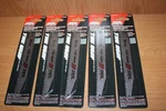 5X New Skil 94102 "the Ugly" Carbon Steel 6" Reciprocating Saw Blades For Metal. Fixed Price $32.56.