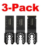Dremel 1-1/4 In. Carbide/bi-metal/wood Oscillating Multi-tool Blade Kit 3-PIECE. Fixed Price $11.32.