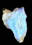 Natural Opal Stone. Bluish White & Yellow, Uv Reactive 2.6LB Certified. Fixed Price $145.00.