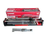 Husky 24 In. Tile Cutter With Tungsten Carbide Blade And Adjustable Gauge JHD700. Fixed Price $61.87.