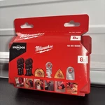 Milwaukee Oscillating Tool Blades 48906088 8PC Starlock Renovation Kit Open Box. Fixed Price $89.00.