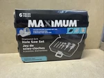 Maximum Diamond Grit Coated Hole Saw Set For Granite, Porcelain, Ceramic, 6-PIEC. Fixed Price $36.25.