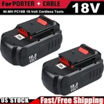 2X Battery PC18B 4800MAH Ni-mh PC120 PC130 Cordless Drill For Porter Cable. Fixed Price $22.98.