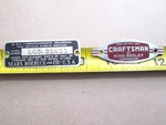 'craftsman By King Seeley' Nameplate Logo Insignia Trademark 103.23833 Table Saw. Fixed Price $24.24.