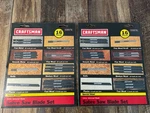 Craftsman Sabre Saw Blade Set 16PC X2 Lot 928976 1/4 Shank Nos. Fixed Price $39.99.
