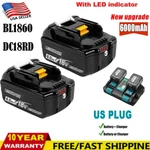 2X For Makita 18V 6.0AH BL1860 Lxt Lithium Ion Battery & Charger BL1830 BL1850. Fixed Price $89.89.