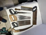 Lot 6 Assorted Saws Tree Drywall Tool Bundle Wooden Handle Stanley. Fixed Price $50.00.