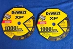 Lot Of 2 - Dewalt Xp DW4770M Metal Cutting Wheel 7" 7/8" Diamond Arbor. Fixed Price $28.99.