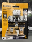 Dewalt DWA423RSET Oscillating Blade Assortment 3PC. Fixed Price $17.99.
