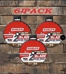 6 Pack Diablo 7-1/4 In. X 24-TOOTH Framing Circular Saw Blade Tracking Point. Fixed Price $39.99.
