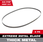 Milwaukee 48-39-0601 Extreme Thick Metal Deep Cut Band Saw Blade 3PK. Fixed Price $29.25.