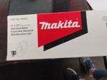Makita X 24" Abrasive Belts, Part Number 742323-7 60 Grit 10. Fixed Price $30.00.