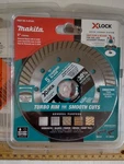 Makita E-07244 X-lock 5 Diamond Blade General Purpose Cutting Wheel New-in-pkg!. Fixed Price $12.99.