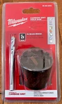 Milwaukee Carbide Grit 2" Hole Saw W/bit 49-56-0444 For Abrasive Materials Nib. Fixed Price $10.99.