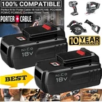 2 Pack 18V Nicd Battery For Porter Cable PC18B PCC489N 18-VOLT Cordless Tools. Fixed Price $37.00.