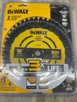 Dewalt 10-INCH Miter Saw Blade/table Blade, 2-PACK, 40T And 60T General Purp. Fixed Price $39.99.