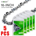 5PCS 16" Chainsaw Blade 3/8LP 56DL 043 Fit Milwaukee/dewalt/greenworks/ego. Fixed Price $35.99.