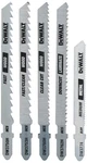 Dewalt Jigsaw Blades Set, T-shank, 5-PIECE (DW3795H). Fixed Price $14.99.