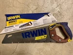 Irwin 2011201 Carpenter SAW,15 IN,9 Tpi,rubber/wood. Fixed Price $60.00.