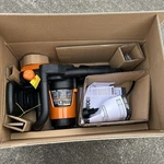 New Worx WG303.1 16" Auto 3.5HP Electric Chainsaw Kit. Fixed Price $124.95.