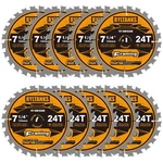 7-1/4 Inch Circular Saw Blade, 24T For Framing With 5/8" Arbor, Fast Wood Cut.... Fixed Price $56.37.