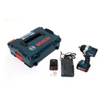 Bosch GDS18V-750C Impact Wrench Kit 2X5.0AH Batteries Charger. Fixed Price $475.39.