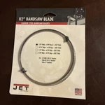 Jet Bandsaw Blade 1/8 Wide 8TPI Hook .018 Thick Usa 82 Long. Fixed Price $15.00.