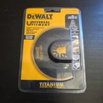 Dewalt 4" Bi-metal Oscillating Titanium Flush Cut Blade (DWA4213). Fixed Price $11.99.