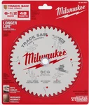 Milwaukee 48-40-0627 6-1/2" 48T Anti Friction Fine Finish Track Saw Blade. Fixed Price $34.99.