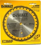 Dewalt Aluminum Cutting 3/8" 136 Mm 30 Carbide Teeth Circular Saw Blade DW9052. Fixed Price $22.00.