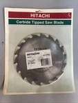 Hitachi 7-1/4 X 5/64, 18 Teeth, 5/8 Arbor, Atb Wood Carbide Tipped Saw Blade. Fixed Price $12.00.