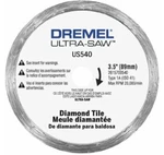 New Dremel US540-01 Ultra-saw 3.5-INCH Tile Diamond Blade. Fixed Price $12.99.
