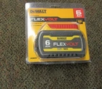 Dewalt DCB606 Flexvolt 6.0AH Battery 20V/60V Max Li-ion 2025 Model New Package. Fixed Price $88.98.
