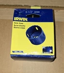 Irwin Hole Saw 1/2" Bi-metal 373312BX(89MM). Fixed Price $21.23.